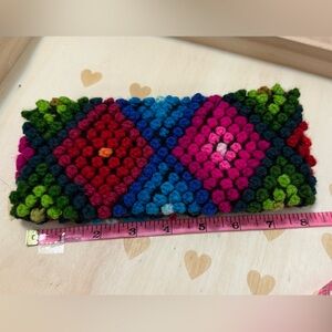 Peruvian Alpaca Wool Colorful Knitted headband
